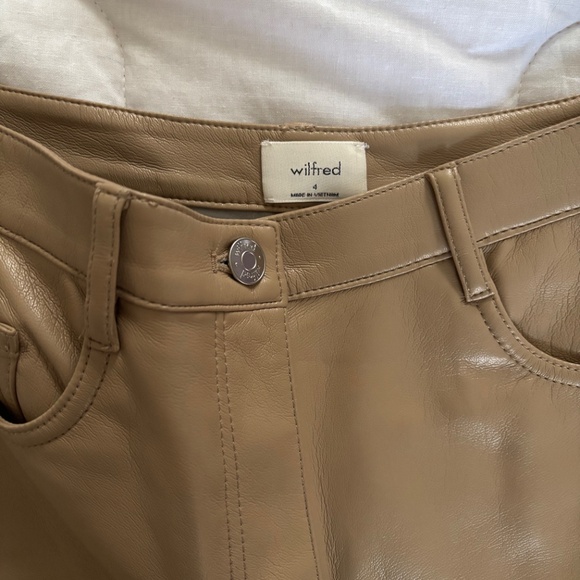 Aritzia Melina Vegan Leather Pants - Picture 3 of 5